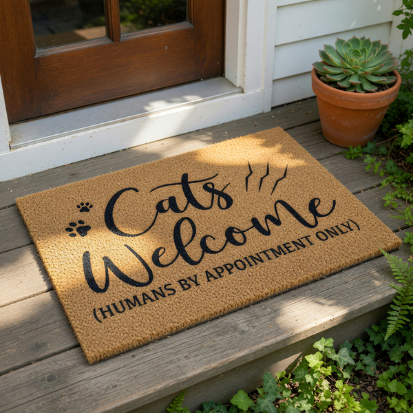 doormat, doormats, funny doormat, funny doormats, welcome mat, door mat, Funny Cat Doormat, Housewarming Gift, cat lover gift, cat doormat, cat welcome mat, funny welcome mat, new home gift
