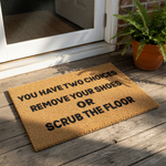 doormat, doormats, funny doormat, funny doormats, welcome mat, door mat, housewarming gift, new home gift, coir doormat, funny gift, funny welcome mat, personalized doormat, shoes off doormat