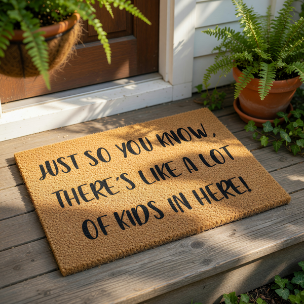 doormat, doormats, funny doormat, funny doormats, welcome mat, door mat, Housewarming Gift, front door mat, funny door mat, funny welcome mat, new home gift, Funny Kids Doormat, kids doormat