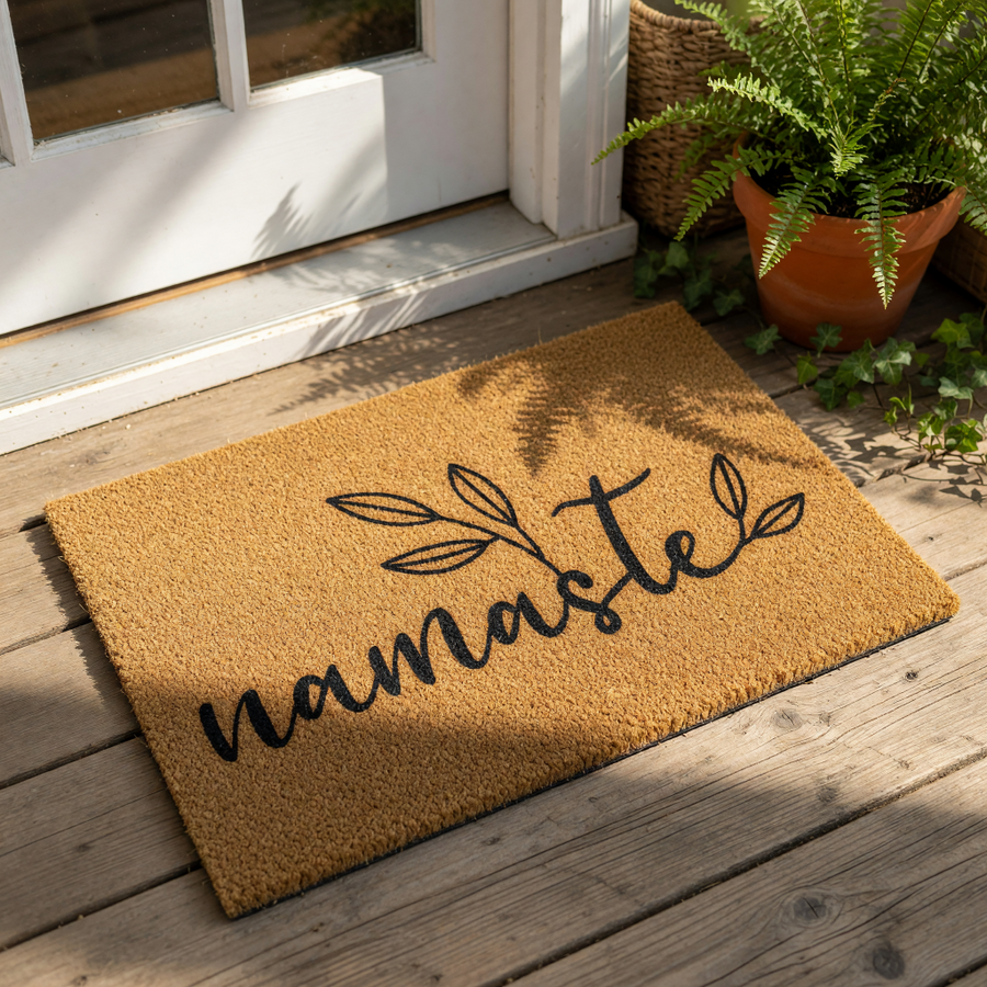 doormat, doormats, funny doormat, funny doormats, welcome mat, door mat, housewarming gift, new home gift, front door mat, Yoga Doormat, yoga lover gift, welcome doormat, yoga gift