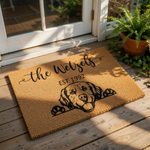 doormat, doormats, funny doormat, funny doormats, welcome mat, door mat, Housewarming Gift, dog lover gift, Custom Doormat, personalized doormat, custom dog doormat, dog mom gift, new home gift