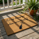 doormat, doormats, funny doormat, funny doormats, welcome mat, door mat, housewarming gift, champagne doormat, New Home Gift, funny door mat, Closing Gift, Wedding Gift, front door mat