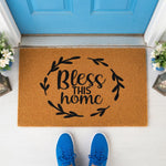 doormat, doormats, funny doormat, funny doormats, welcome mat, door mat, housewarming gift, Front Door Mat, welcome doormat, Coir doormat, bless this home, New Home Gift, closing gift