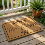 doormat, doormats, funny doormat, funny doormats, welcome mat, door mat, Grandparents Gift, Housewarming Gift, grandparent gift, gift for grandma, family doormat, grandparents doormat, grandma gift