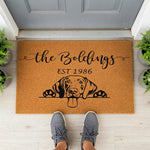 doormat, doormats, funny doormat, funny doormats, welcome mat, door mat, Housewarming Gift, dog lover gift, Custom Doormat, personalized doormat, custom dog doormat, dog mom gift, new home gift