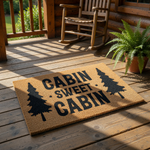 doormat, doormats, funny doormat, funny doormats, welcome mat, door mat, cabin doormat, housewarming gift, cabin welcome mat, front door mat, Cabin door mat, outdoor welcome mat, Outdoor Doormat