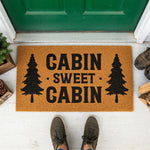 doormat, doormats, funny doormat, funny doormats, welcome mat, door mat, cabin doormat, housewarming gift, cabin welcome mat, front door mat, Cabin door mat, outdoor welcome mat, Outdoor Doormat