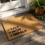 doormat, doormats, funny doormat, funny doormats, welcome mat, door mat, Supernatural doormat, housewarming gift, welcome doormat, funny gift, customized doormat, sam dean winchester, gift for couples