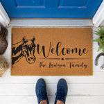 doormat, doormats, funny doormat, funny doormats, welcome mat, door mat, housewarming gift, custom doormat, horse doormat, personalized mat, welcome rug, Personalized doormat, front door mat