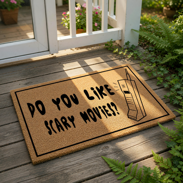 doormat, doormats, funny doormat, funny doormats, welcome mat, door mat, Halloween Doormat, horror movie gift, horror doormat, doormat gift for her, horror home decor, front door mat, spooky halloween