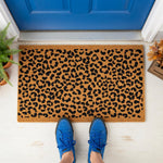Leopard Print Doormat, Animal Print Mat, Spots Rug, Entry Decor 1613