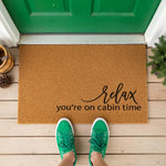 doormat, doormats, funny doormat, funny doormats, welcome mat, door mat, cabin doormat, housewarming gift, cabin welcome mat, front door mat, Cabin door mat, outdoor welcome mat, welcome doormat