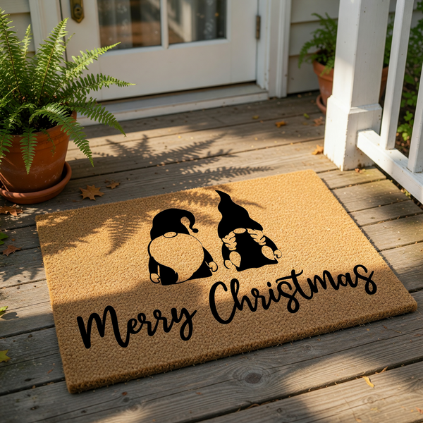 doormat, doormats, funny doormat, funny doormats, welcome mat, door mat, Christmas doormat, Gnome doormat, christmas gift, holiday doormat, coir doormat, winter doormat, christmas gnome