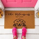 doormat, doormats, funny doormat, funny doormats, welcome mat, door mat, Housewarming Gift, dog lover gift, Custom Doormat, personalized doormat, custom dog doormat, dog mom gift, personalized dog mat