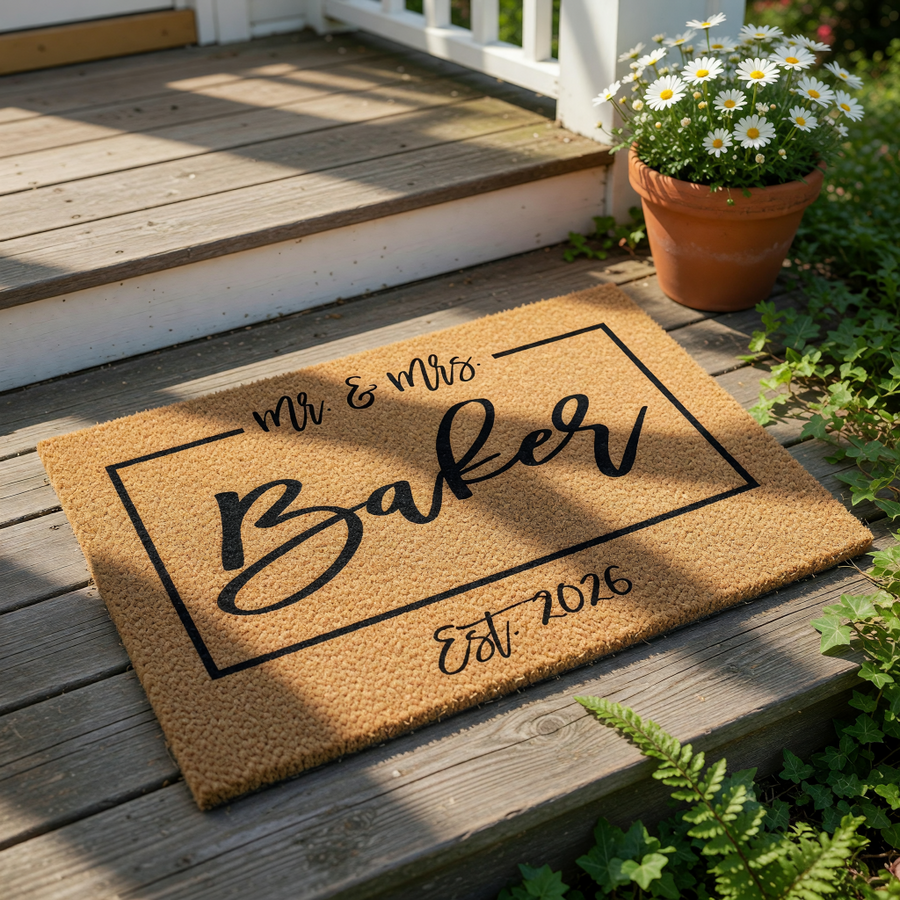 doormat, doormats, funny doormat, funny doormats, welcome mat, door mat, wedding gift, wedding gifts, personalized doormat, Housewarming Gift, custom doormat, custom door mat, newlywed gift