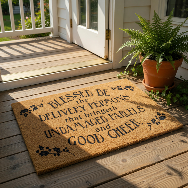 doormat, doormats, funny doormat, funny doormats, welcome mat, door mat, Funny Welcome Mat, delivery driver mat, Funny Gift, coir doormat, delivery driver, gag gift, front door mat