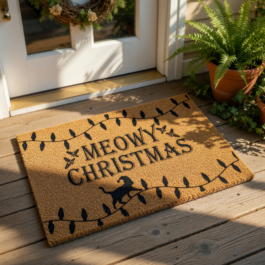 doormat, doormats, funny doormat, funny doormats, welcome mat, door mat, Christmas Doormat, christmas gift, Cat Doormat, cat lover gift, Christmas door mat, Holiday Gift, cat mom gift