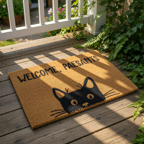 doormat, doormats, funny doormat, funny doormats, welcome mat, door mat, Housewarming Gift, cat lover gift, new home gift, cat mom gift, Cat owner gift, pet lover gift, Cat Gift