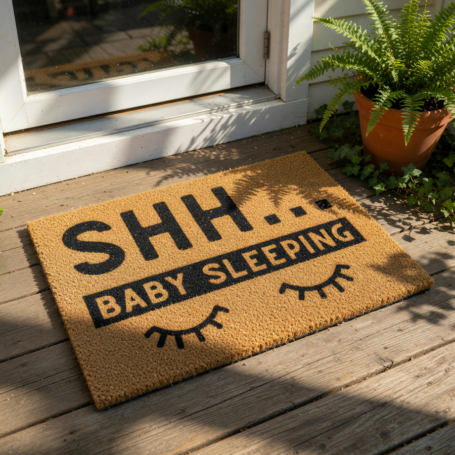 doormat, doormats, funny doormat, funny doormats, welcome mat, door mat, Baby Shower Gift, housewarming gift, new parent gift, New Mom Gift, Newborn Gift, new home gift, New Baby Gift