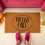 doormat, doormats, funny doormat, funny doormats, welcome mat, door mat, hello fall doormat, fall doormat, fall welcome mat, Fall door mat, Hello Fall, seasonal doormat, thanksgiving decor