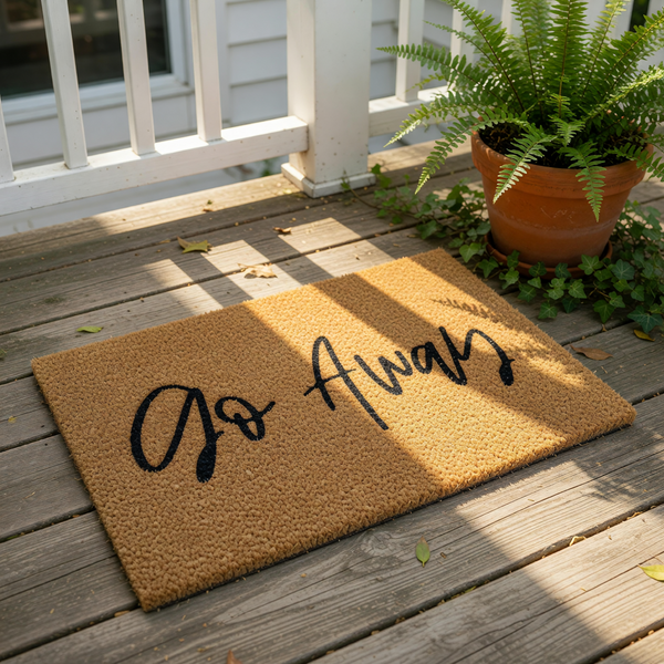 doormat, doormats, funny doormat, funny doormats, welcome mat, door mat, Housewarming Gift, Go Away Doormat, Funny Welcome Mat, Front Door Mat, new home gift, Go Away Mat, Rude Doormat