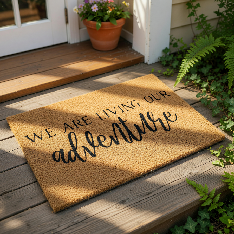 doormat, doormats, funny doormat, funny doormats, welcome mat, door mat, front door mat, housewarming gift, entryway rug, gift for adventurers, unique doormat, travel lover doormat, motivational doormat
