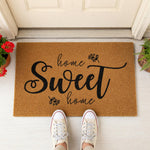 a welcome mat that says home sweet home