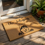 doormat, doormats, funny doormat, funny doormats, welcome mat, door mat, housewarming gift, personalized doormat, custom welcome mat, Custom Dog Doormat, Dog Lover Gift, new homeowner gift, custom doormat