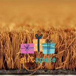 a logo for a company called "gift space".