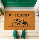 doormat, doormats, funny doormat, funny doormats, welcome mat, door mat, housewarming gift, custom doormat, cat lover gift, cat mom gift, new home gift, Personalized Doormat, Custom Cat Doormat