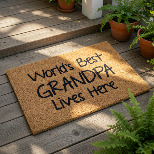 doormat, doormats, funny doormat, funny doormats, welcome mat, door mat, Housewarming Gift, personalized doormat, Custom Doormat, gift for grandpa, Grandparents Gift, grandpa gift, Grandparents Day