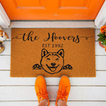 doormat, doormats, funny doormat, funny doormats, welcome mat, door mat, Housewarming Gift, dog lover gift, Custom Doormat, personalized doormat, custom dog doormat, dog mom gift, personalized dog mat