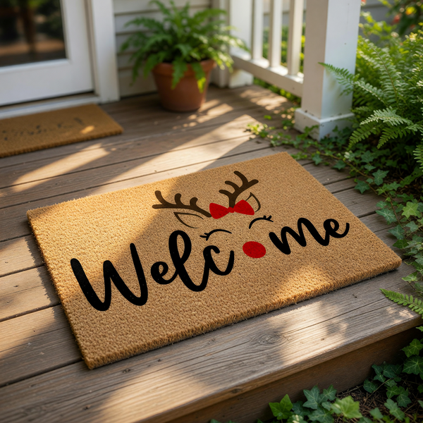 doormat, doormats, funny doormat, funny doormats, welcome mat, door mat, Christmas Doormat, Reindeer Doormat, holiday doormat, Christmas Gift, Winter Doormat, christmas door mat, holiday door mat