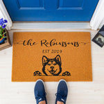doormat, doormats, funny doormat, funny doormats, welcome mat, door mat, Housewarming Gift, dog lover gift, Custom Doormat, personalized doormat, custom dog doormat, dog mom gift, pet lover gift