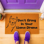 doormat, doormats, funny doormat, funny doormats, welcome mat, door mat, housewarming gift, welcome mat rug, realtor gift moving, new home gift couple, new home gift, llama lover gift, Funny Door mat