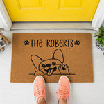doormat, doormats, funny doormat, funny doormats, welcome mat, door mat, Housewarming Gift, dog lover gift, Custom Doormat, personalized doormat, custom dog doormat, dog mom gift, personalized dog mat