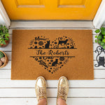 doormat, doormats, funny doormat, funny doormats, welcome mat, door mat, cat doormat, housewarming gift, custom doormat, cat lover gift, cat mom gift, new home gift, Personalized Doormat
