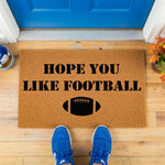 doormat, doormats, funny doormat, funny doormats, welcome mat, door mat, Football Doormat, Housewarming Gift, Football Lover Gift, Football Gift, Sports Doormat, football fan gift, Football Welcome Mat