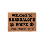 Welcome To House Live Here Too. Dog Custom Doormat