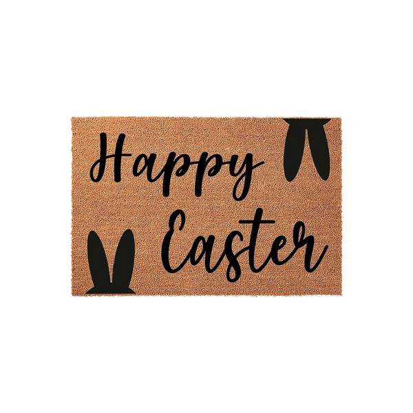 Happy Easter Rabbit Doormat