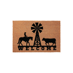 Welcome Horse And Cow Doormat