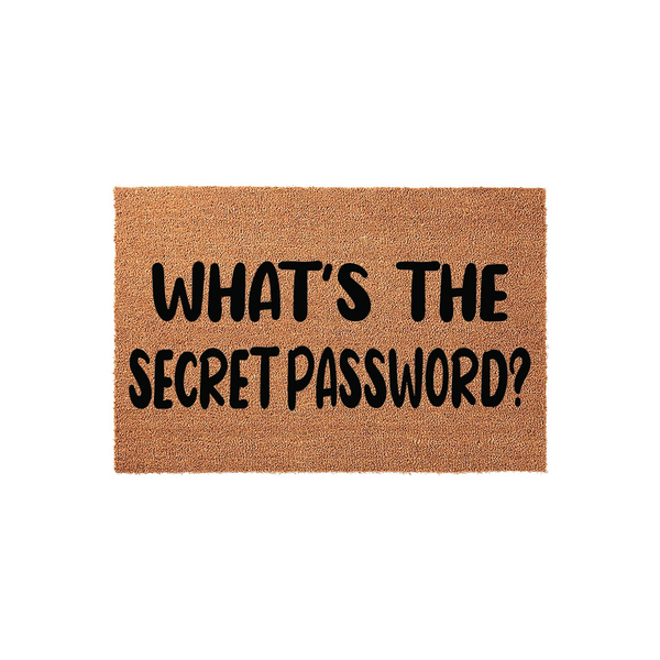 What's The Secret Password? Doormat