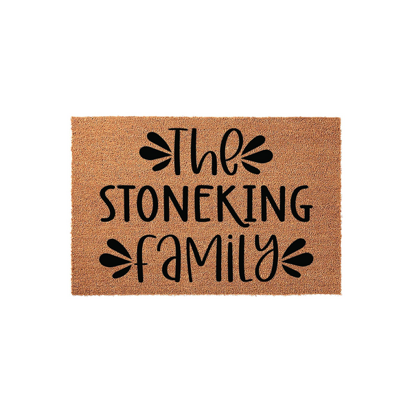 Family Personalized Family Name Doormat