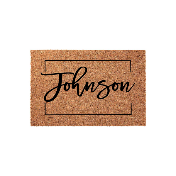 Personalized Last Name Doormat