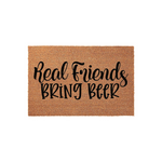Real Friends Bring Beer Doormat