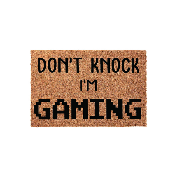 Don't Knock I'm Gaming Doormat