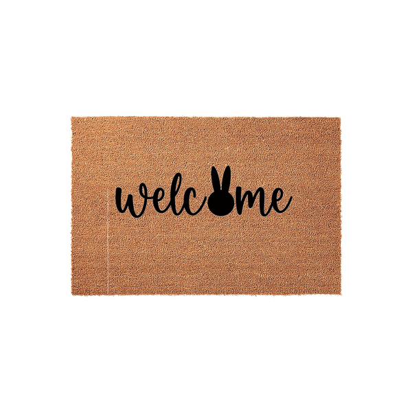 Welcome Rabbit Doormat