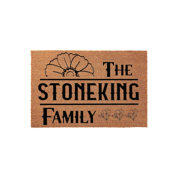 Family Personalized Last Name Doormat
