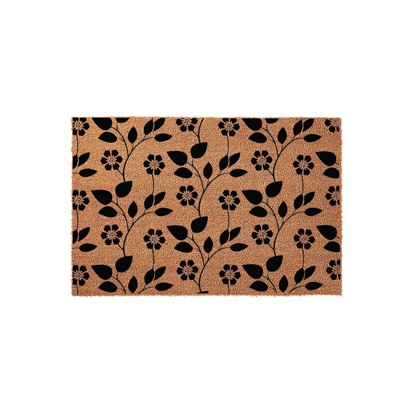 Floral And Leaves Doormat