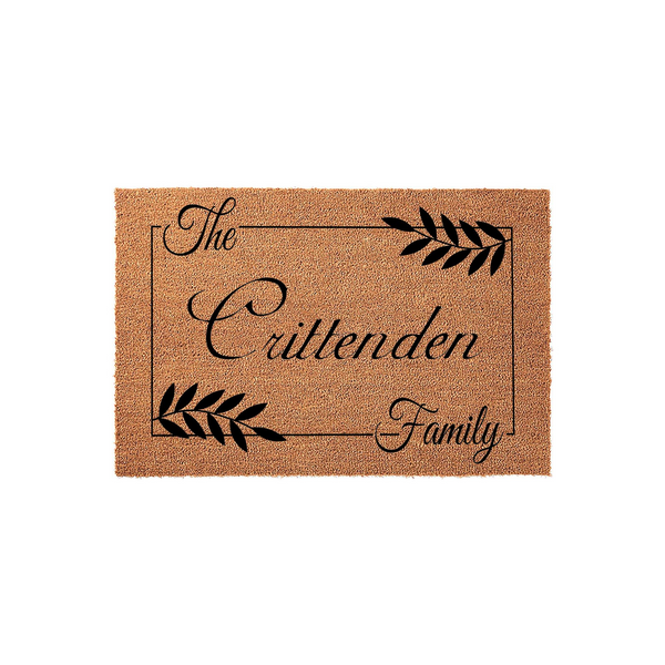 Custom Last Name Doormat